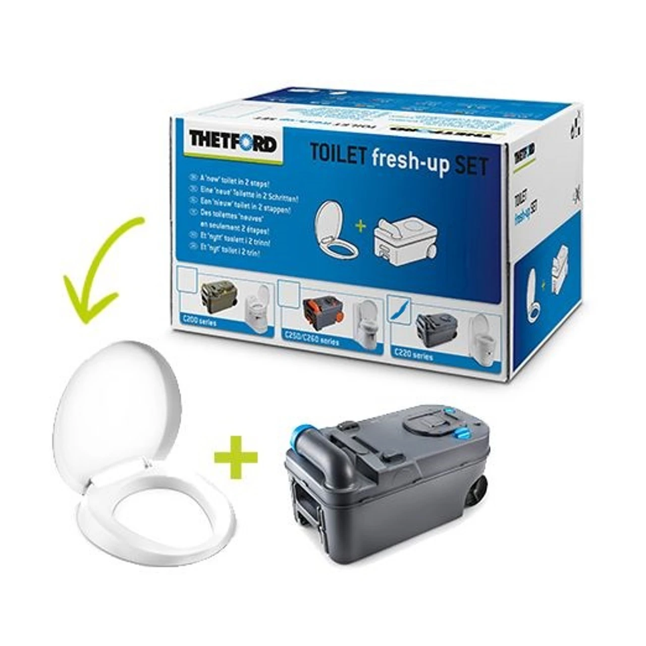 Thetford Caravan Campervan Cassette Toilet Tank C220 Fresh Up Kit 1 Thetford Caravan Campervan Cassette Toilet Tank C220 Fresh Up Kit