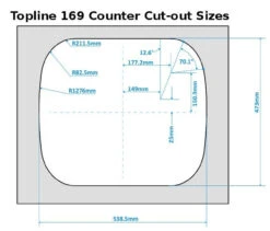 Thetford Spinflo Topline Series 169 Caravan Hob -Camping Equipment Store topline 169 3 09953.1618478132