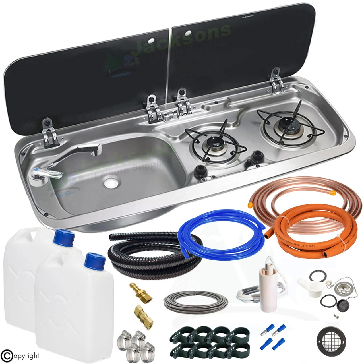 Dometic Smev 9222 Hob And Sink Campervan Conversion Universal Kit Inc Template 1 Dometic Smev 9222 Hob And Sink Campervan Conversion Universal Kit Inc Template