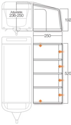 Vango Varkala Connect Caravan Airbeam Awning 21 Vango Varkala Connect Caravan Airbeam Awning -Camping Equipment Store vango 2018 awnings floorplan varkala 520 77639.1511266982