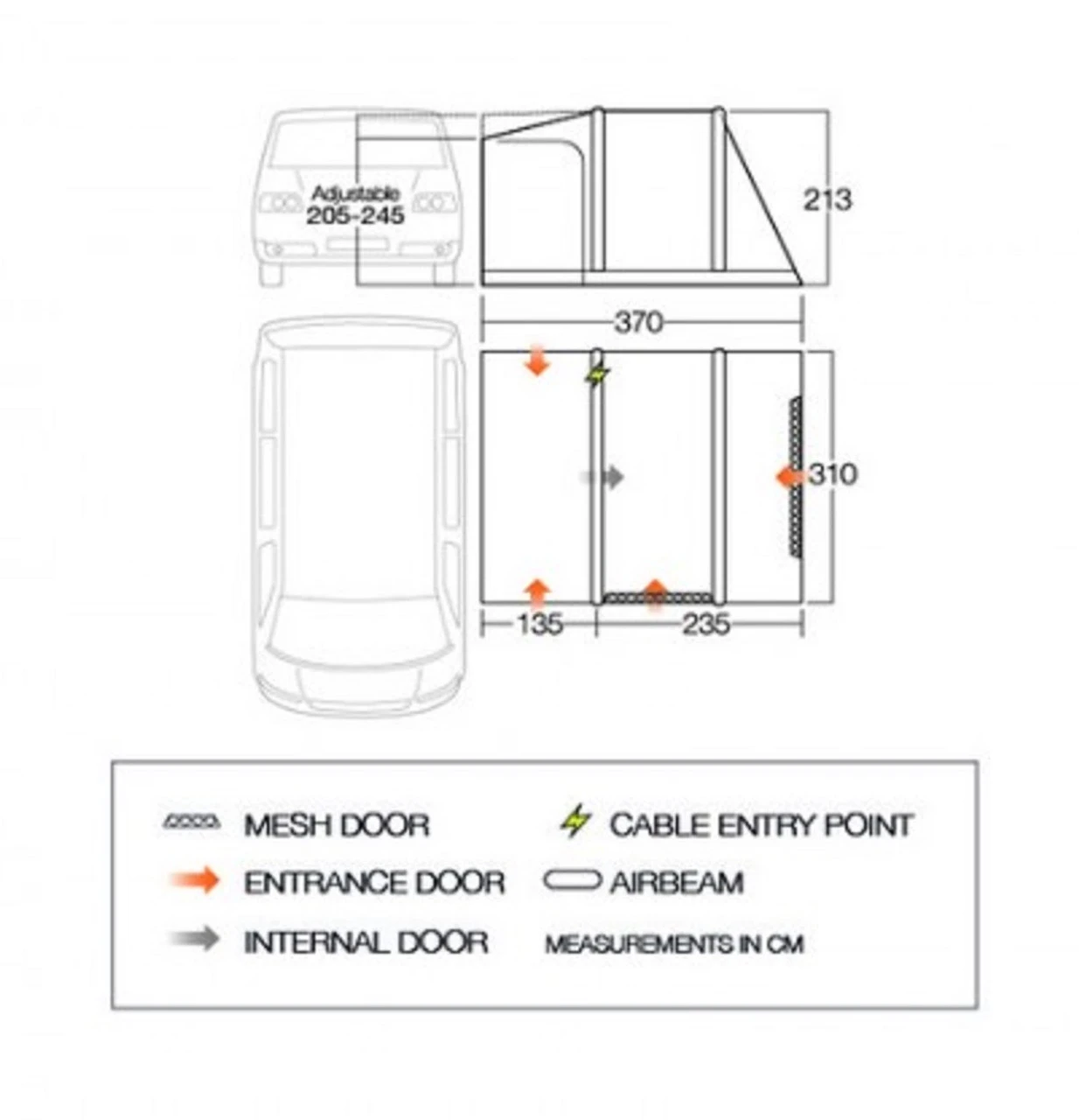 Vango Kela V Drive Away Awning 9 Vango Kela V Drive Away Awning - Image 9