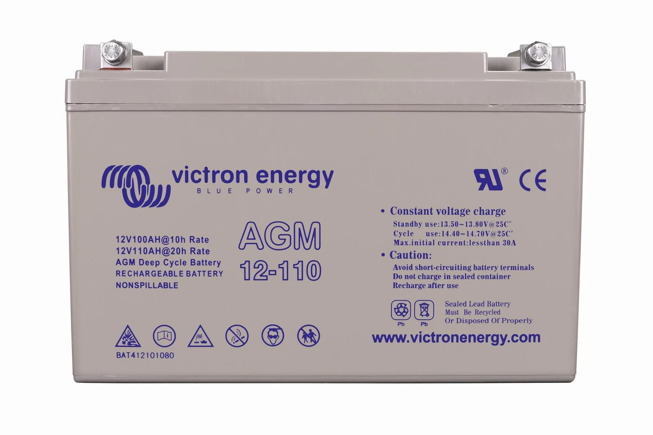 Victron Energy 12 Volt Deep Cycle AGM Batteries 2 Victron Energy 12 Volt Deep Cycle AGM Batteries - Image 2